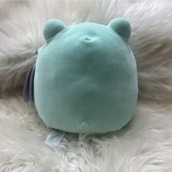 Squishmallows Fritz The Frog Floral Belly 8” Green Plush Stuffed Animal NEW - Picture 5 of 8